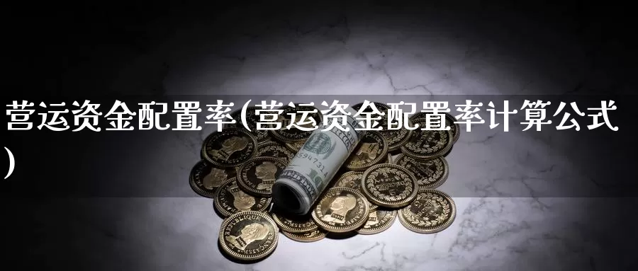 营运资金配置率(营运资金配置率计算公式)_https://www.chizhuzhu.com_期货直播室_第1张