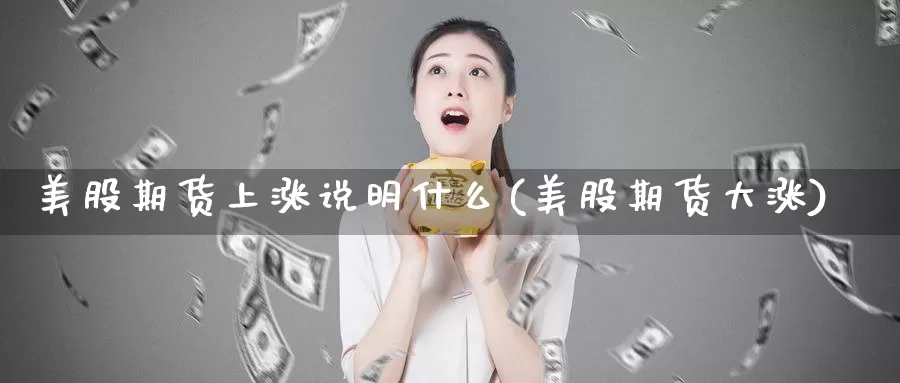 美股期货上涨说明什么(美股期货大涨)_https://www.chizhuzhu.com_期货直播室_第1张