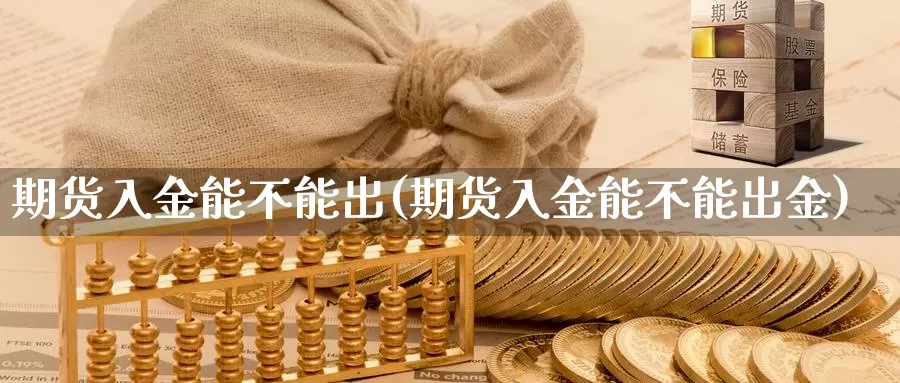 期货入金能不能出(期货入金能不能出金)_https://www.chizhuzhu.com_期货行情_第1张