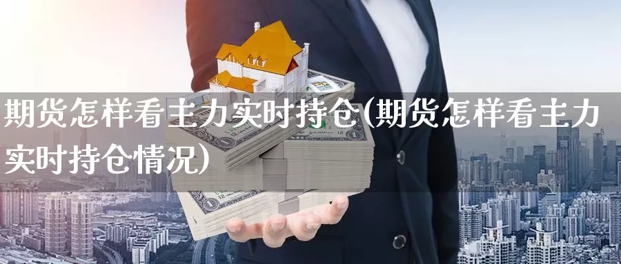 期货怎样看主力实时持仓(期货怎样看主力实时持仓情况)_https://www.chizhuzhu.com_期货行情_第1张