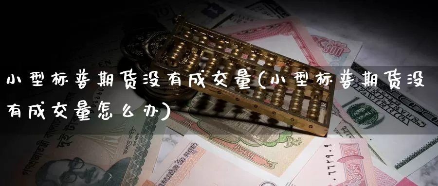 小型标普期货没有成交量(小型标普期货没有成交量怎么办)_https://www.chizhuzhu.com_期货直播室_第1张